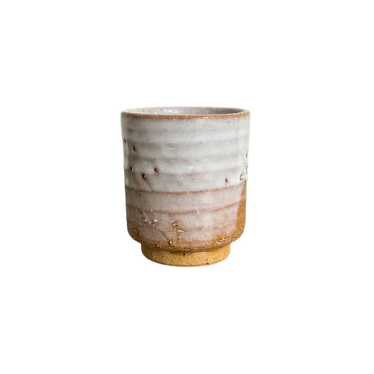 HAGI YAKI vaso yunomi cerámica esmaltada Tsuki TEMPOZAN 100 ml