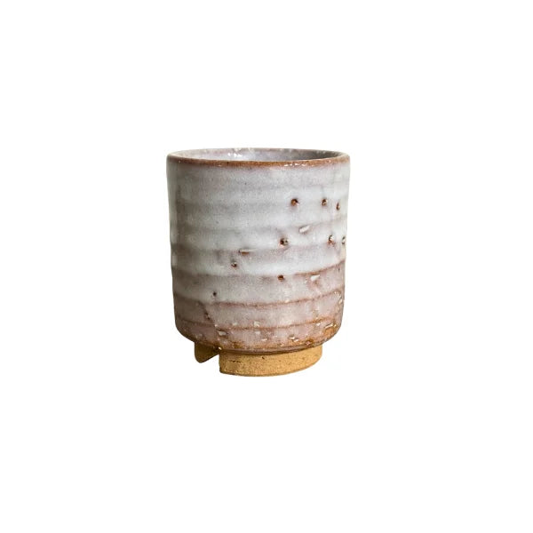 HAGI YAKI vaso yunomi cerámica esmaltada Tsuki TEMPOZAN 100 ml