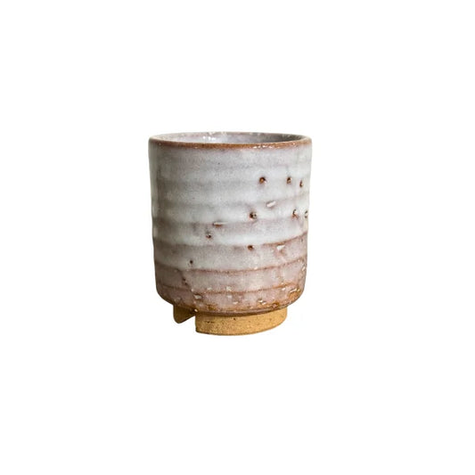 HAGI YAKI vaso yunomi cerámica esmaltada Tsuki TEMPOZAN 100 ml