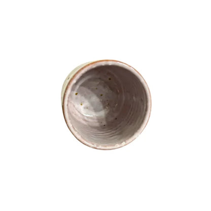 HAGI YAKI vaso yunomi cerámica esmaltada Tsuki TEMPOZAN 100 ml