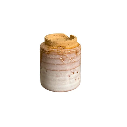 HAGI YAKI vaso yunomi cerámica esmaltada Tsuki TEMPOZAN 100 ml