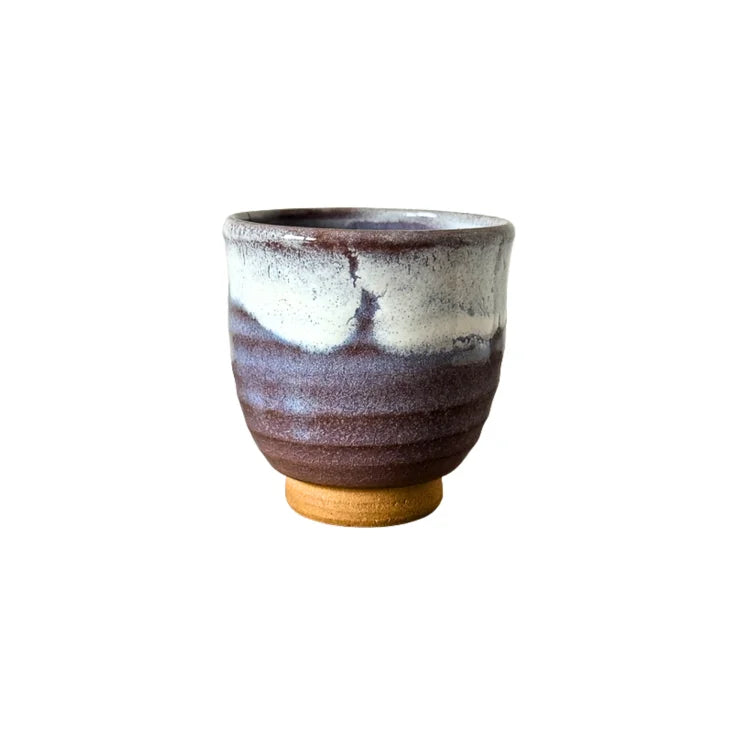 HAGI YAKI vaso yunomi Aomura cerámica esmaltada HAGIDONO 150 ml
