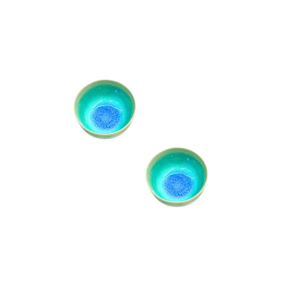 MINOYAKI vaso yunomi celadon turquesa craquelado GIFU 140 ml