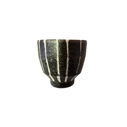 SHIGARAKI vaso ceramica yunomi Takijima HECHIMON 220 ml