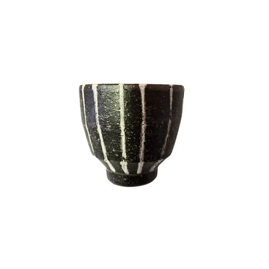 SHIGARAKI vaso ceramica yunomi Takijima HECHIMON 220 ml